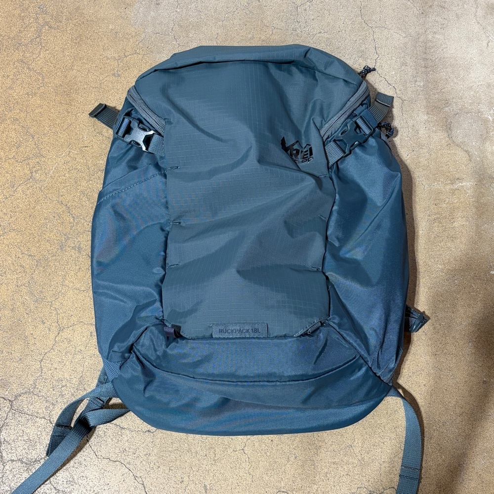 NWT REI Ruckpack 18L Stone Blue Small Travel Daybag Backpack